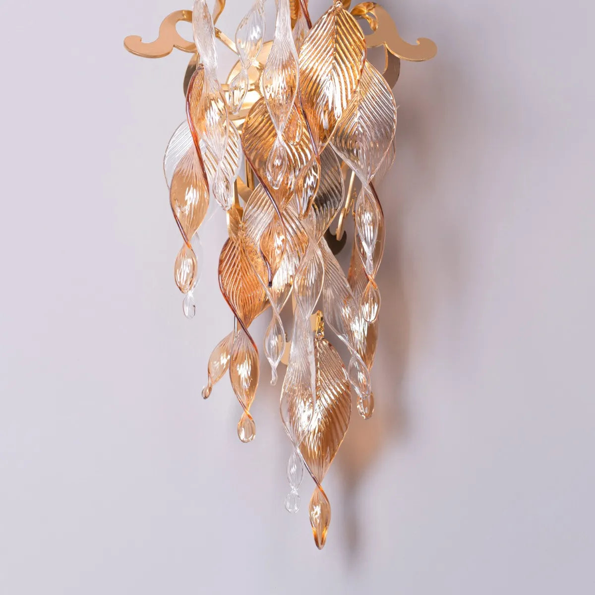 Golden Hour Crystal Wall Light